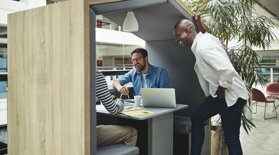 Nook hybrid work stations